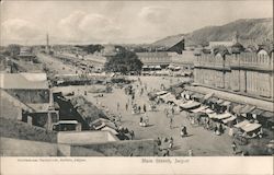 Main Street Jaipur, India Postcard Postcard Postcard