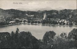 Kandy Lake - Kiri Muhuda Sri Lanka Southeast Asia Postcard Postcard Postcard