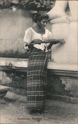 Sinhalese Woman Sri Lanka Southeast Asia Postcard Postcard Postcard