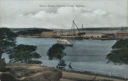 Naval Depot, Garden Island Postcard