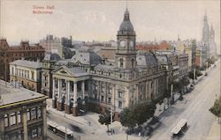 Town Hall Melbourne Australia Postcard Postcard Postcard