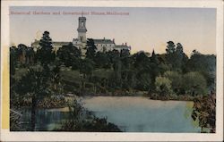 Botanical Gardens and Government House Postcard