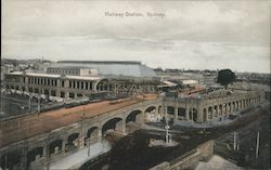 Railway Station, Sydney Postcard