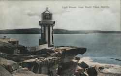 Light House,Inner South Head, Sydney Postcard