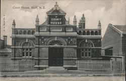 Court house, Bluff, N.Z. Postcard