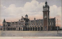 View of Railway Station Postcard