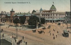 Cathedral Square Christchurch, New Zealand Postcard Postcard Postcard