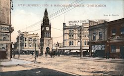 97 P. Lichfield, High & Manchester Streets Christchurch, New Zealand Postcard Postcard Postcard