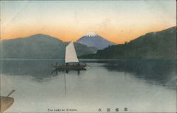 Lake Ashi (Ashi-no-ko) and Mt. Fuji Hakone, Japan Postcard Postcard Postcard