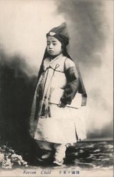 Korean Child Postcard Postcard Postcard