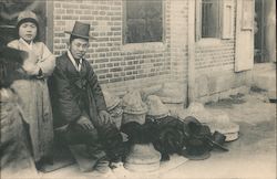 Hat merchant - Korea? Postcard Postcard Postcard