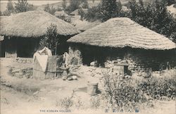 Korean houses Postcard