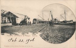 Puerto y Ferro-carril Postcard