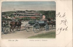 Races and stands Postcard