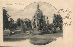 Santiago Plaza Yungay Postcard