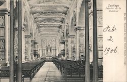 Interior de la Catedral Postcard