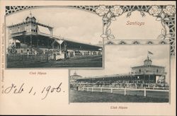 Club Hípico, Chile's Oldest Horse Racing Track Postcard