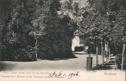 Cerro Santa Lucia, Una de las Avenidas Postcard