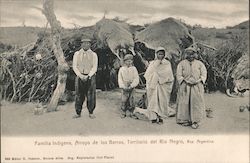 Familia Indigena, Arroyo de los Berros Postcard