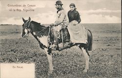 Natural costume of the Republic of Argentina: Ancas Postcard