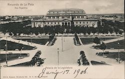 Palace of the Legislature Buenos Aires, Argentina Postcard Postcard Postcard