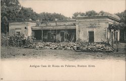 The old House of Roses in Palermo Postcard