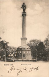 Monumento Lavalle Postcard