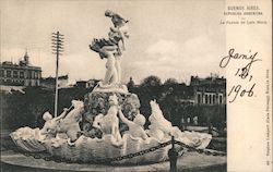 La Fuente de Lola Mora Postcard