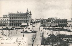 Plaza Libertad, Jan. 10, 1906 Postcard