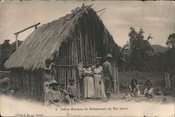 Guarani Indians on the reservation Postcard