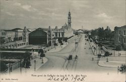 Vista Geral da Estacao da Lauz S.P.R. Postcard