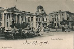 Palace Garden Brazil Postcard Postcard Postcard