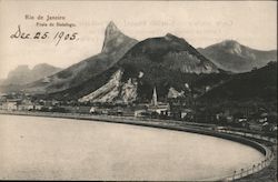 Botafogo Beach Rio de Janeiro, Brazil Postcard Postcard Postcard