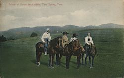 Group of Horse Back Riders Postcard