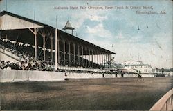 Alabama State Fair Grounds, Race Track & Grand Stand Postcard