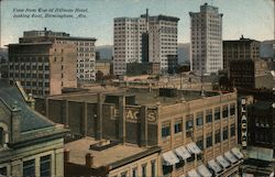 View from Top of Hillman Hotel, looking East Postcard