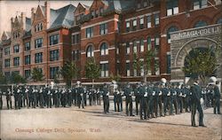 Gonzaga College Drill Postcard