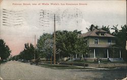 Palouse Street, a Fine Residential Area Walla Walla, WA Postcard Postcard Postcard