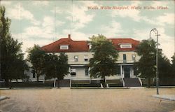 Walla Walla Hospital Washington Postcard Postcard Postcard