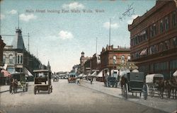 Main Street Looking East Postcard