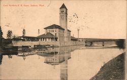 Great Northern R.R. Depot Postcard