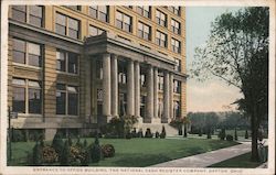 Entrance to Office Building, The National Cash Register Company Postcard