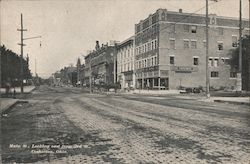 Main Street, Looking East from 3rd Street Coshocton, OH Postcard Postcard Postcard