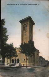 New First M.E. Church Postcard