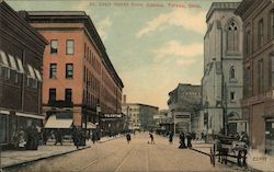 St. Clair North from Adams Postcard