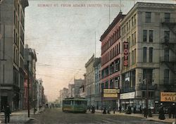 Summit St. from Adams (South) Postcard