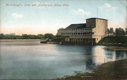 McCullough's Lake and Auditorium Postcard