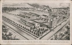 Plant of The Henry Burkhardt Packing Co. Dayton, OH Postcard Postcard Postcard