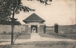 New Entrance Gate to the Ohio Western University Athletic Field Postcard