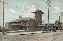 Toledo and Ohio Central Passenger Station Columbus, OH Postcard Postcard Postcard